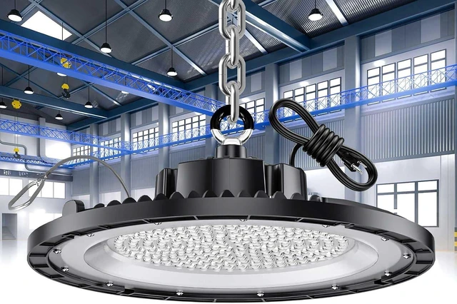Main image of THELUX 150W UFO LED High Bay Lights Super High Brightness 22,500LM for Warehouse, Workshop, Garage - 5000K Daylight, IP65 Waterproof Commercial Lighting (High & Low Bay) LED Shop Lights 1Pack