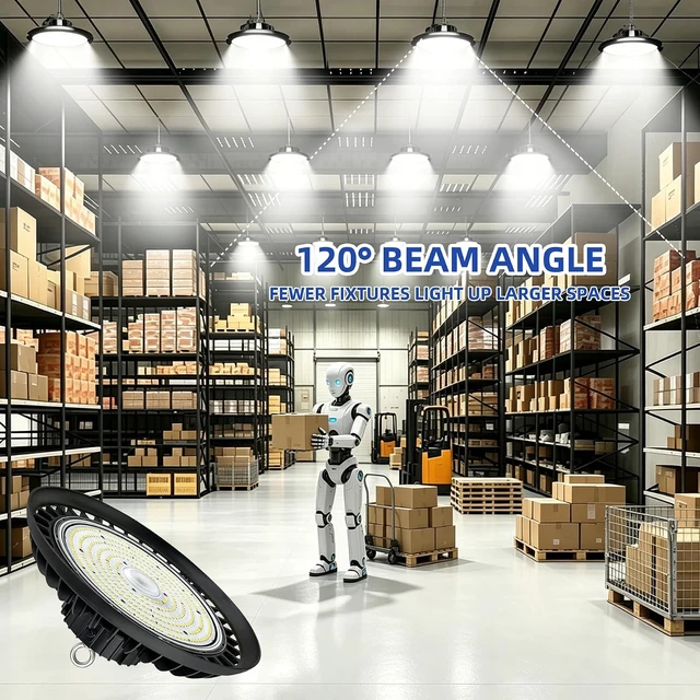 Alt view image 7 of 7 - WYZM 200W LED High Bay Light, 30000LM 5000K Daylight White, 120V