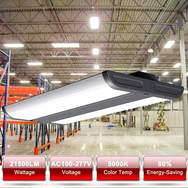 Alt view image 3 of 7 - Lightdot 2FT Linear LED High Bay Lights, 200W 30000LM 5000K, ETL Listed Industrial High Bay Shop Light for Garage Warehouse Workshop Gym,100-277V Aluminum Commercial Lighting, 7 Year Warranty, 4 Pack