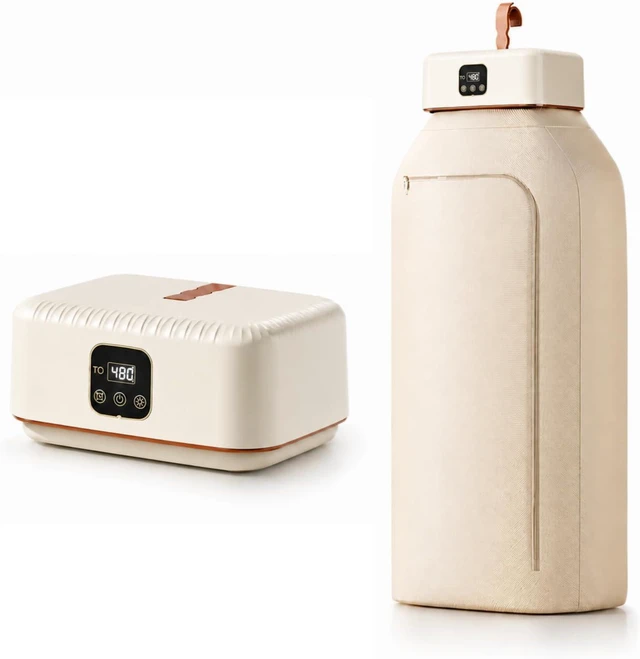 Main image of Portable Clothes DryerSafe Quiet Fast & 1-Year Free ReplacementUpgraded Mini Dryer with Adjustable Timer, Drying Machine for Apartment, RV, Travel, Dorm(Khaki)