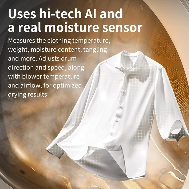 Alt view image 3 of 7 - Beyond AI Portable Compact Lightweight Tumble Dryer (White)