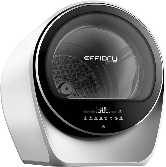 Main image of S3 Compact Clothes Dryer 1.0 cu.ft Capacity 110V 1050W Portable Dryers Machine with Stainless Steel Drum 8 Drying Mode for Small Spaces,Apartments dorm Mini electric secadora portatil de ropa