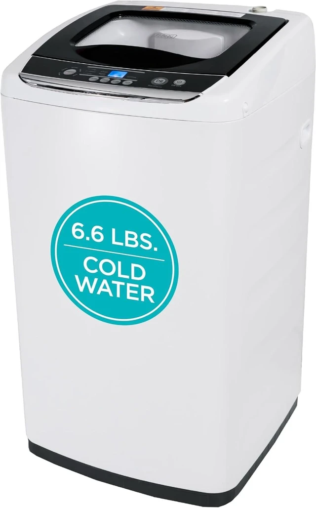 Main image of BLACK+DECKER 0.9 Cu. Ft. Portable Washer, 6.6 lb. Capacity, BPWM09W, White