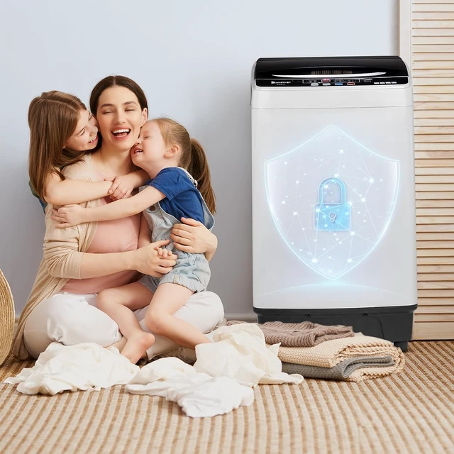 Alt view image 6 of 7 - Winado 15.6LBS Full Automatic Portable Washing Machine with Drain Pump