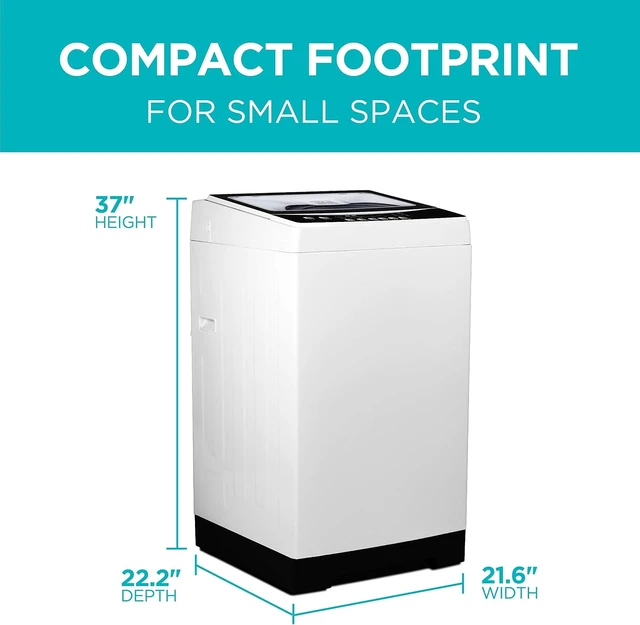 Alt view image 5 of 6 - BLACK+DECKER 2.0 Cu. Ft. Portable Washer, 15.4 lb. Capacity, BPWM20W, White