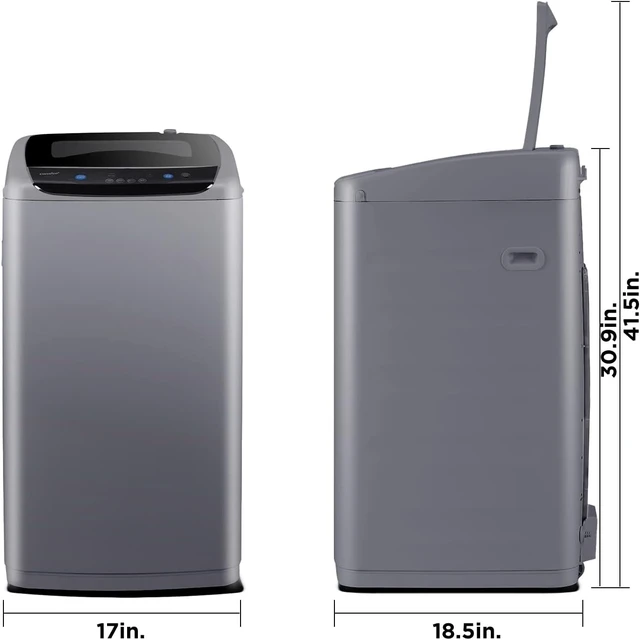 Alt view image 2 of 7 - COMFEE' Portable Washing Machine 0.9 cu.ft Compact Washer with LED Display