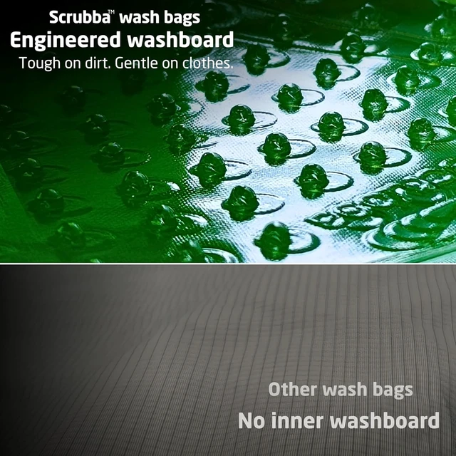 Alt view image 5 of 7 - Scrubba Wash Bag Patented Washboard-in-a-Bag 5 oz Travel Clothes Washer