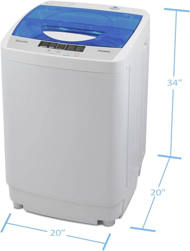 Alt view image 3 of 7 - Panda 1.34 Cu.Ft. Portable Washing Machine, Fully Automatic Portable Washer