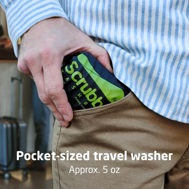 Alt view image 2 of 7 - Scrubba Wash Bag Patented Washboard-in-a-Bag 5 oz Travel Clothes Washer
