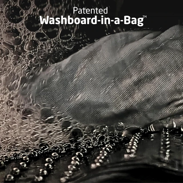 Alt view image 3 of 7 - Scrubba Wash Bag Patented Washboard-in-a-Bag 5 oz Travel Clothes Washer