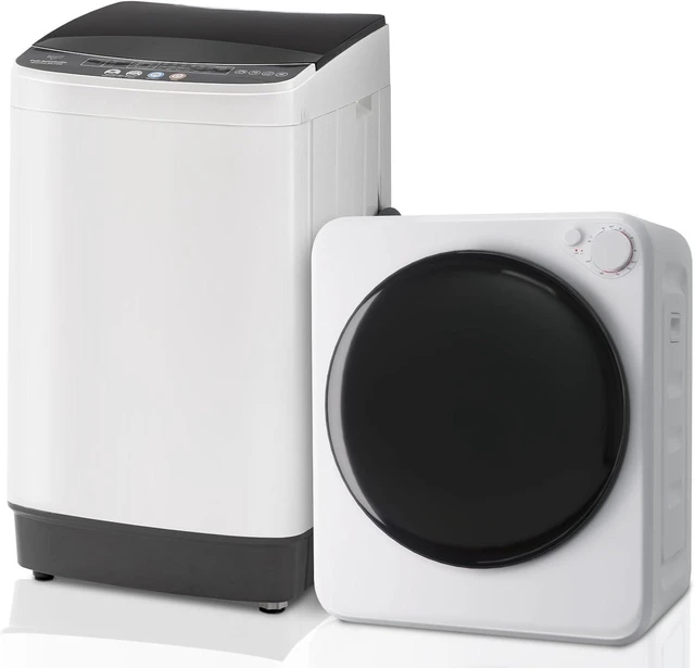 Main image of Erivess 2.0 Cu.Ft Full Automatic Washer & 1.6 Cu.Ft Compact Dryer Combo Set