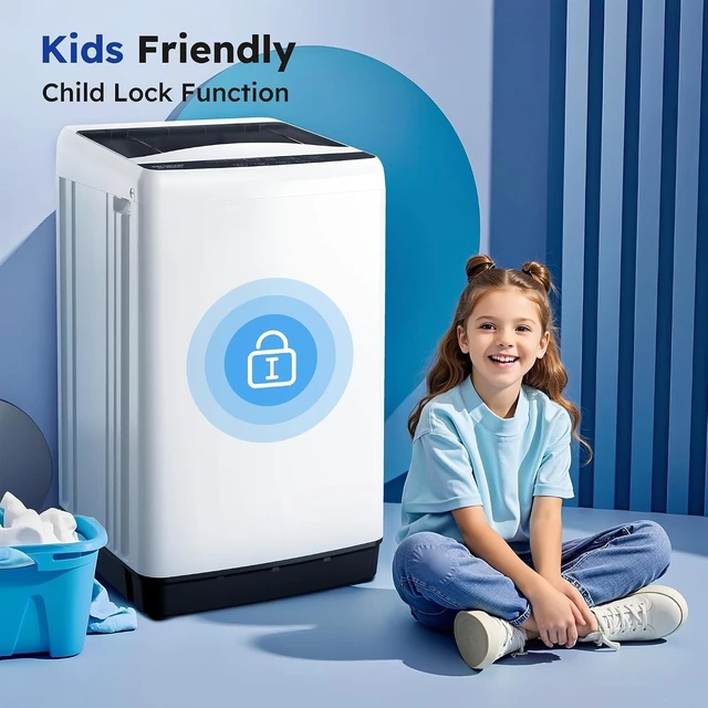 Alt view image 6 of 7 - Compact 1.0 Cu.ft Portable Washing Machine for Home & Apartment