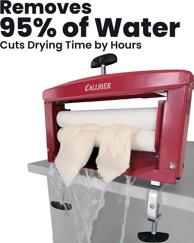 Alt view image 4 of 7 - Northwood Calliger Clothes Wringer, Red