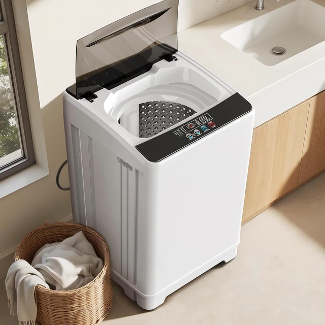 Alt view image 4 of 7 - TABU 18lbs Portable Washing Machine, Laundry Washer, 2.4 Cu.Ft, White