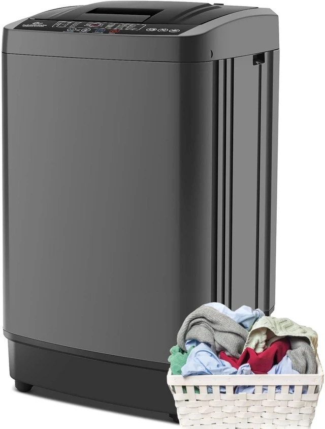 Main image of Nictemaw 2.4 Cu.ft Full Automatic Portable Washing Machine with Drain Pump