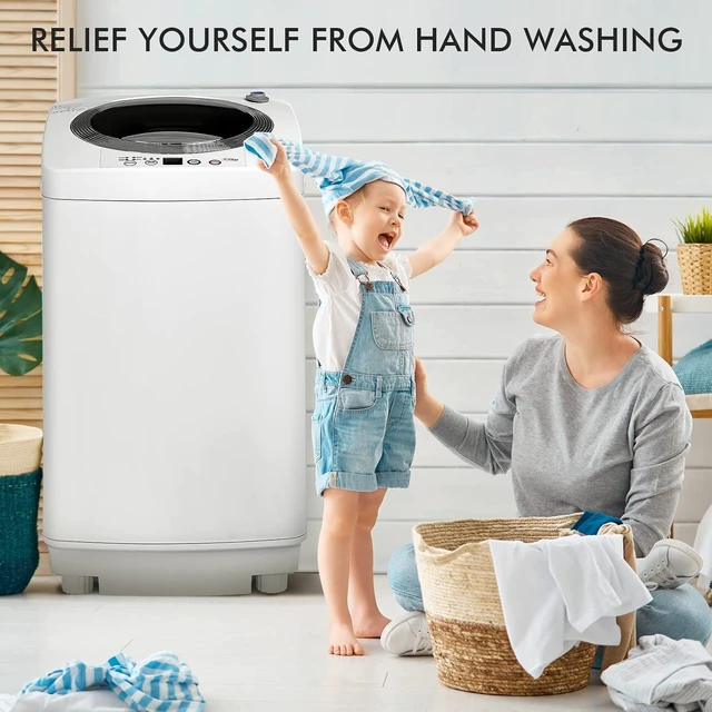 Alt view image 2 of 7 - ARLIME Portable Washing Machine 1.2 Cu.ft, 8 lbs Capacity