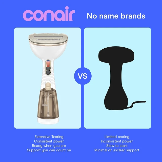 Alt view image 7 of 7 - Conair Steamer for Clothes & Upholstery, Handheld, 3 Attachments, White