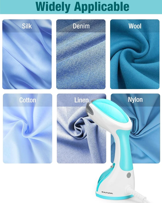 Alt view image 7 of 7 - BEAUTURAL Steamer for Clothes, Handheld Garment Fabric Wrinkle Remover