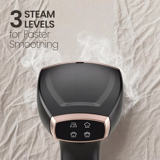 Alt view image 4 of 7 - Steamer for Clothes, 4 Modes with LCD Display, 370ml Large Tank 30s Heat-Up