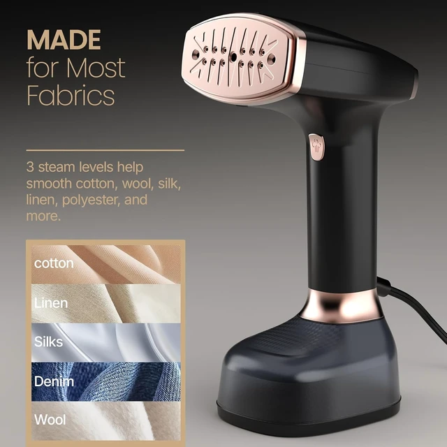 Alt view image 5 of 7 - Steamer for Clothes, 4 Modes with LCD Display, 370ml Large Tank 30s Heat-Up