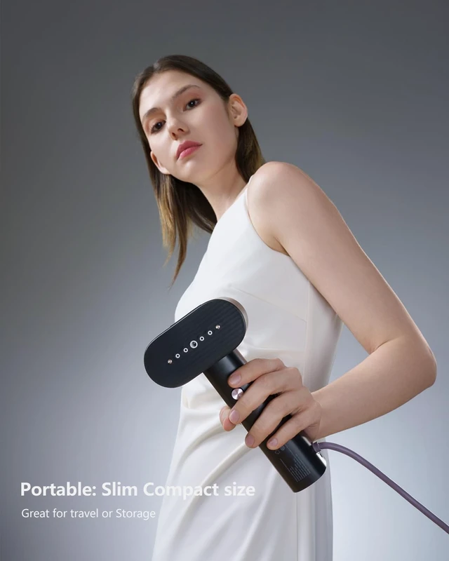 Alt view image 5 of 7 - G6 Steamer for Clothes, Portable Travel Steamer Iron for Clothes, Just 0.7lbs Lightly, 10 Minutes of Continuous Steam, 900W Light Steame Irons for travel and home
