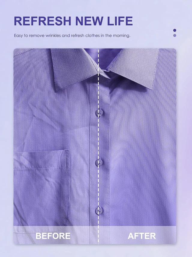 Alt view image 3 of 7 - Reemix Steamer for Clothes, Folding Handheld Design Garment Steamer