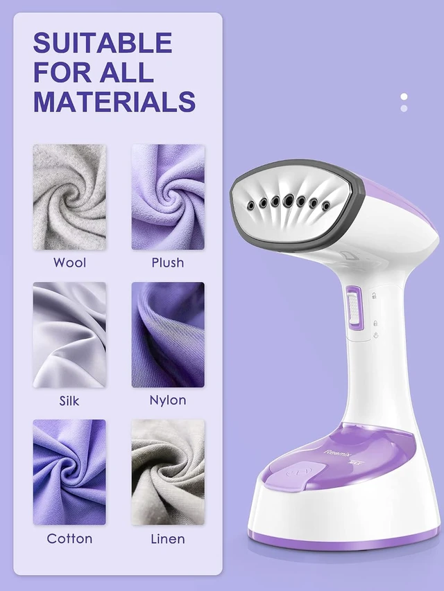 Alt view image 7 of 7 - Reemix Steamer for Clothes, Folding Handheld Design Garment Steamer