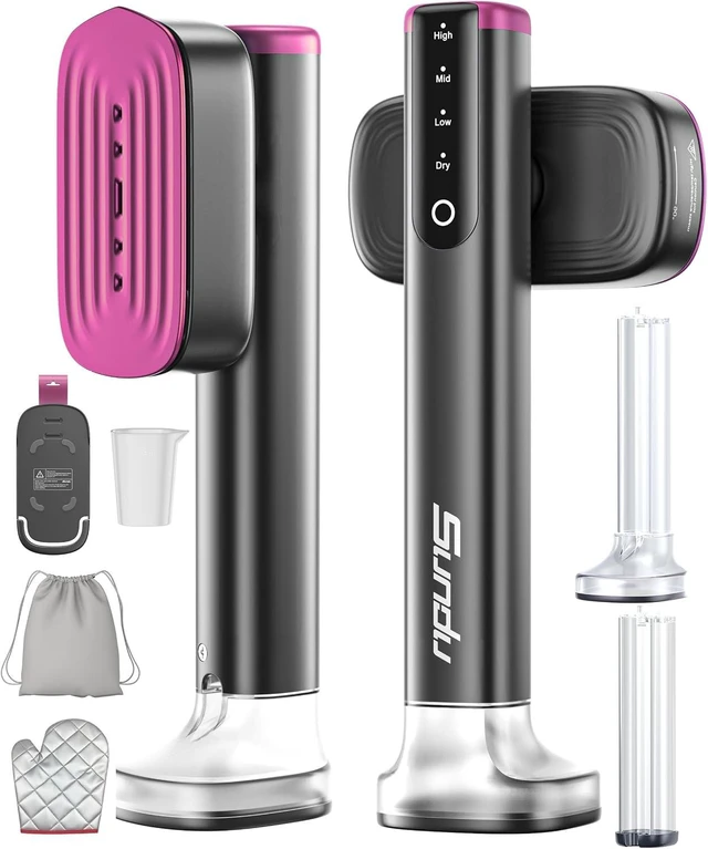 Main image of Sundu Travel Steamer for Clothes,(180 ml+100 ml) 2 Tanks,Wrinkle Removal