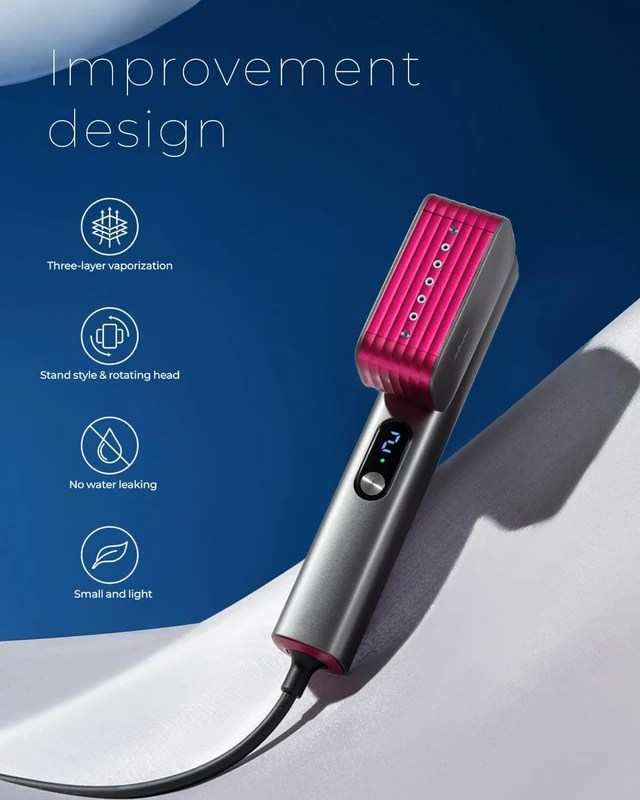 Alt view image 2 of 7 - Nesugar G2 Pro Global Travel Steamer for Clothes,Pink