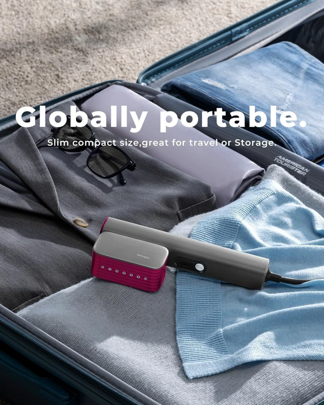 Alt view image 7 of 7 - Nesugar G2 Pro Global Travel Steamer for Clothes,Pink