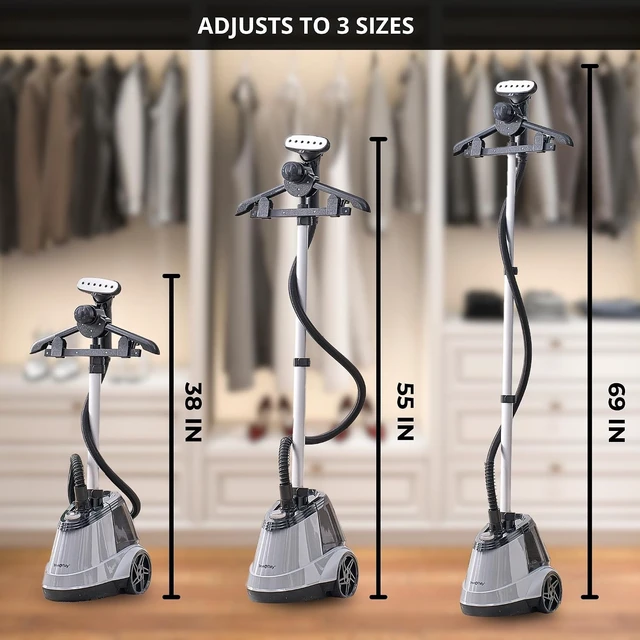 Alt view image 4 of 7 - True & Tidy Heavy-Duty Commercial Garment Steamer, w/ 3 Steam Settings
