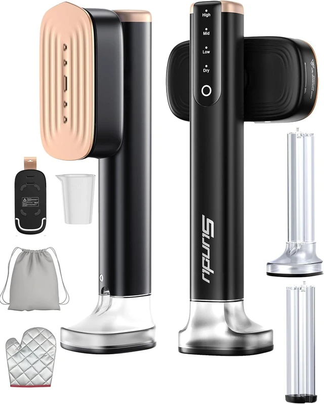 Main image of Sundu Travel Steamer for Clothes, Steamer & Iron 2 in 1 with Fast Heat-Up, 1200W Portable Handheld Garment Steamer, 15s Fast Heat-up, (180 ml +100 ml) 2 Water Tanks for Home & Travel(Grey)