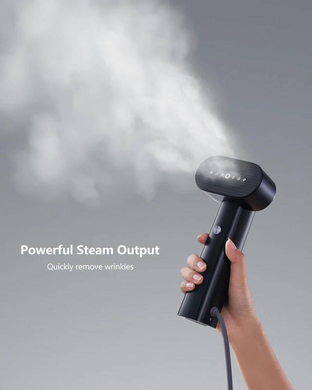 Alt view image 3 of 6 - G6 Steamer for Clothes Portable 2-in-1 Travel Iron for Clothes, Just 0.7lbs Lightly, 10 Minutes of Continuous Steam, 900W Light Steamer for travel and home (black)