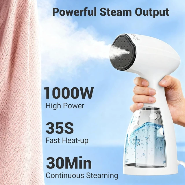 Alt view image 2 of 7 - Handheld Garment Steamer,Steamer for Clothes Wrinkle Removal
