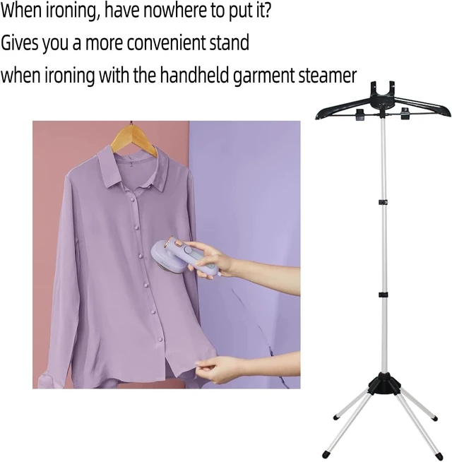 Alt view image 4 of 6 - Steamer Hanger Stand,Steamer Stand For Clothes,Garment Rack For Steaming Clothes,Garment Hanger For Steaming Clothes,Stand For Steaming Clothes