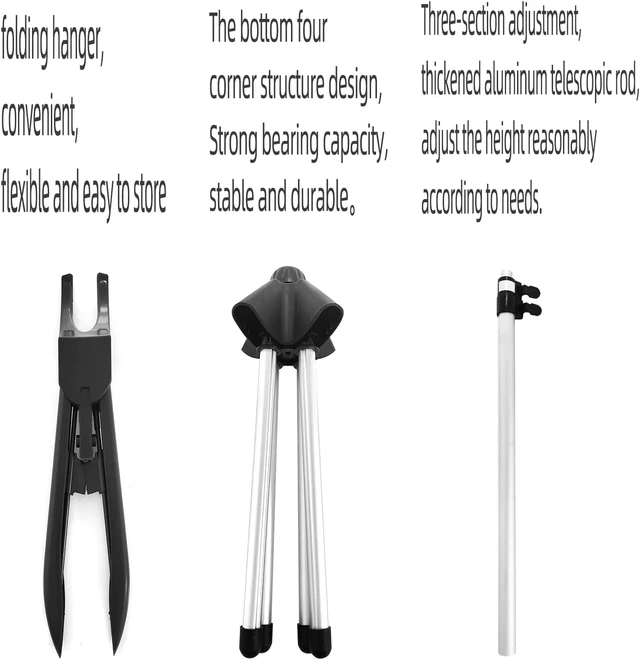 Alt view image 5 of 6 - Steamer Hanger Stand,Steamer Stand For Clothes,Garment Rack For Steaming Clothes,Garment Hanger For Steaming Clothes,Stand For Steaming Clothes