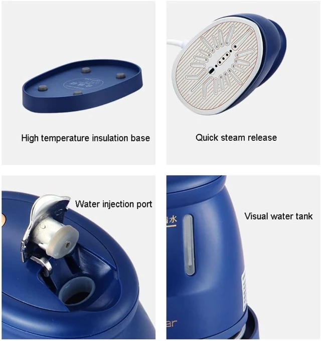 Alt view image 3 of 7 - Portable Steamer Steam Clothes Iron Handheld Portable Home Travelling For Clothes Ironing Wet Dry Hot Ironing Machine Mini Steam Garment Steamer for Home Travel Business