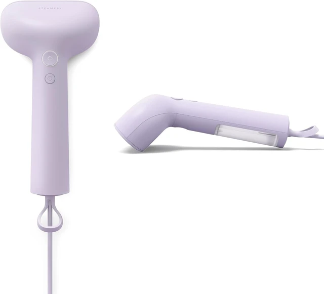 Alt view image 2 of 6 - Steamery Handheld Clothes Steamer Cirrus X, 1200W, Steam Output 20g/min, Heat up in 20 Seconds, Portable, Minimalistic, Scandinavian design, Purple