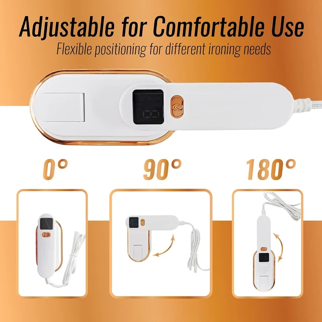 Alt view image 3 of 7 - Steamer for Clothes Portable Travel - 1200W Handheld Garment