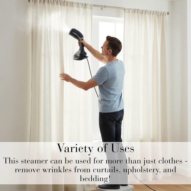 Alt view image 6 of 7 - JERDON Handheld Clothing Steamer - 1600 Watt, Self-Cleaning - PS0022-2