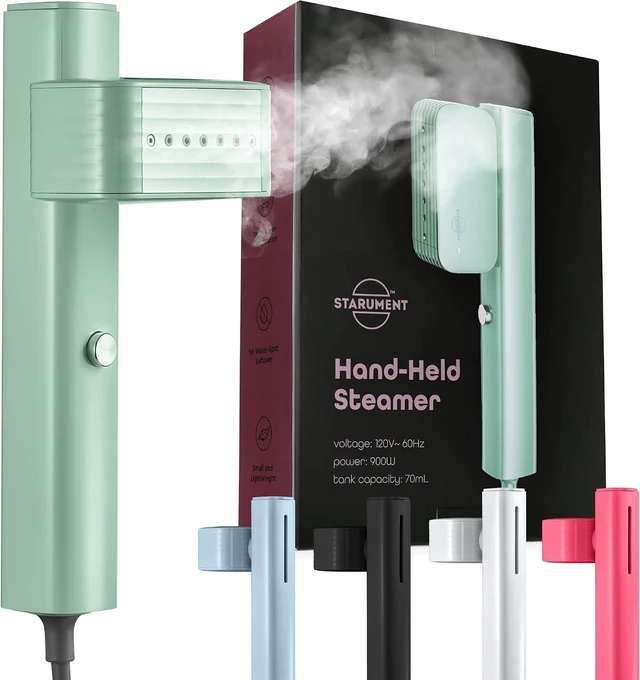 Main image of Portable Steamer for Clothes, Professional Handheld Garment Steamer 15s Fast Heat-up, 70ml Water Tank, 900W Mini Steam Iron for Home and Travel