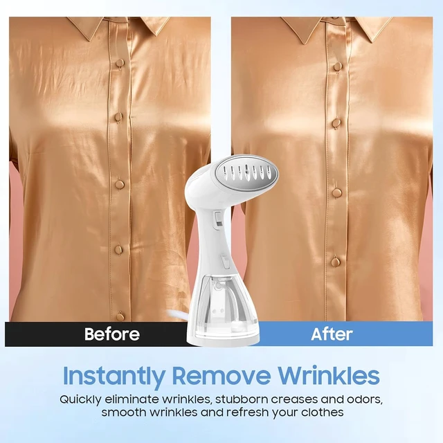 Alt view image 3 of 7 - Handheld Portable Steamer for Clothes - 1350W Small Clothes Steam Iron