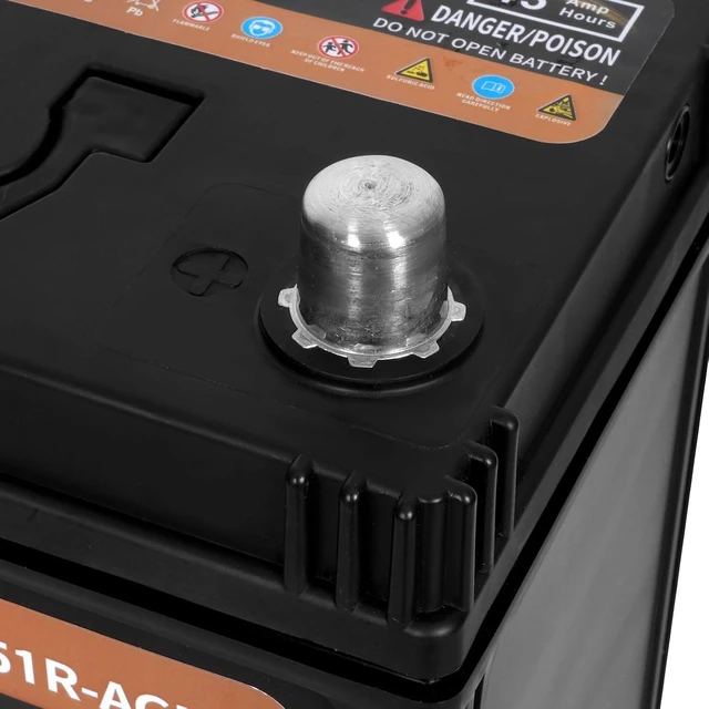 Alt view image 7 of 7 - Weize Platinum AGM Battery BCI Group 51R Automotive Battery, 12V 45Ah, 75RC, 450CCA, 36 Months Warranty, Replacement for Car, SUV