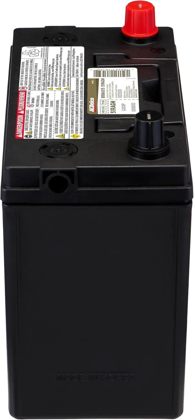 Alt view image 3 of 7 - ACDelco Gold 51RAGM (88866315) 36 Month Warranty AGM BCI Group 51R Car Battery