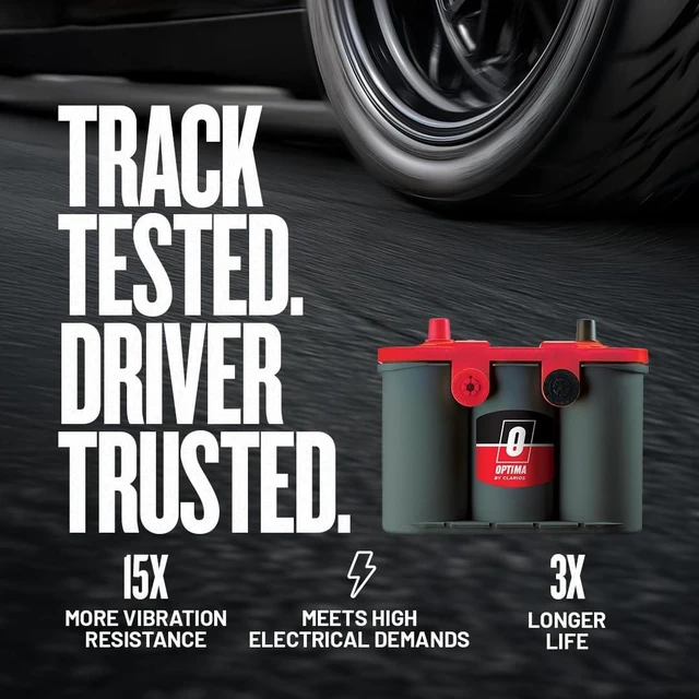Alt view image 6 of 7 - OPTIMA® Batteries High Performance 75/25 REDTOP® Sealed AGM Battery