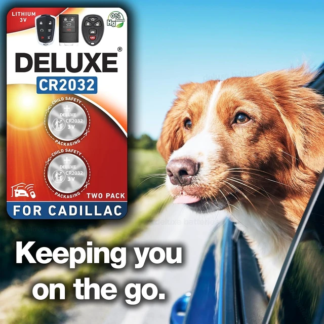 Alt view image 6 of 7 - Key Fob Replacement Batteries for Cadillac, Pack of 2