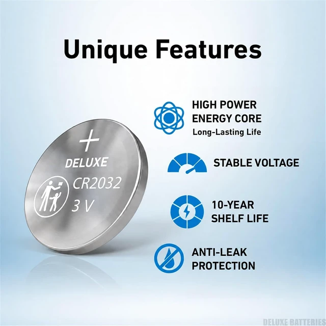 Alt view image 4 of 7 - Key Fob Replacement Batteries for Cadillac, Pack of 2
