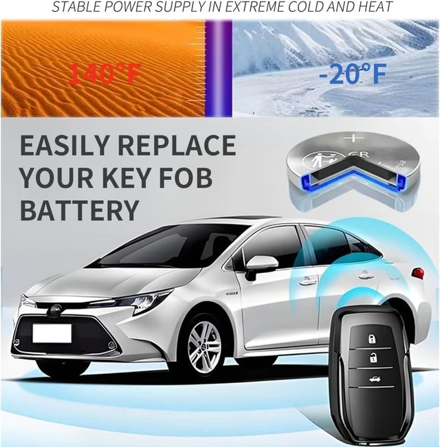 Alt view image 7 of 7 - Key Fob Battery Replacement for Volvo (2-Pack) OEM CR2430