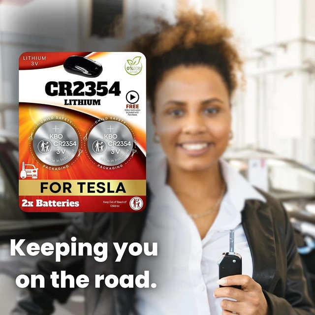 Alt view image 5 of 7 - Key Fob Battery Replacement for Tesla CR2354, Pack of 2