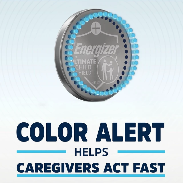 Alt view image 6 of 7 - Energizer Ultimate Child Shield CR2032 Batteries (10 Pack), 3V Lithium Coin Batteries, Compatible with Apple AirTag and Tile Pro Devices, Key Fobs, Watches and More